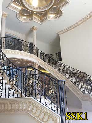 Staircase Skirt - Plaster Ornamental