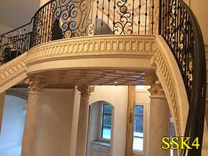 Staircase Skirt - Plaster Ornamental