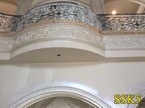 Staircase Skirt - Plaster Ornamental Aquarium